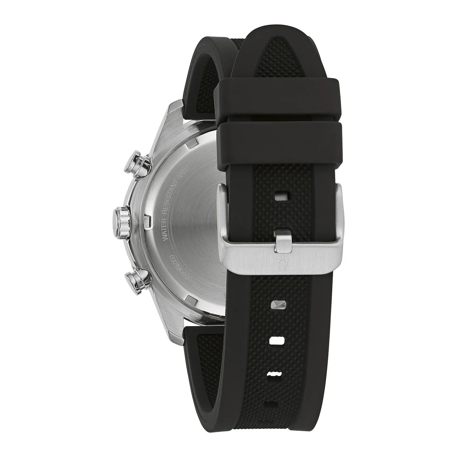 Reloj Bulova Sport Hombre Correa Silicona Negro - Detalle de esfera