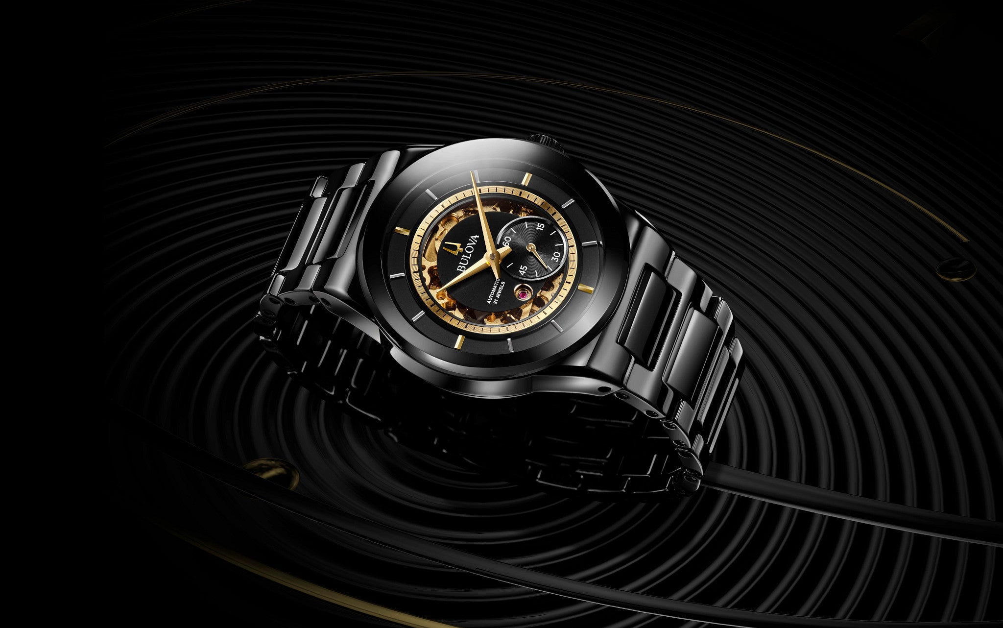 98A291 Bulova Milennia Moderno para Caballero banda de metal
