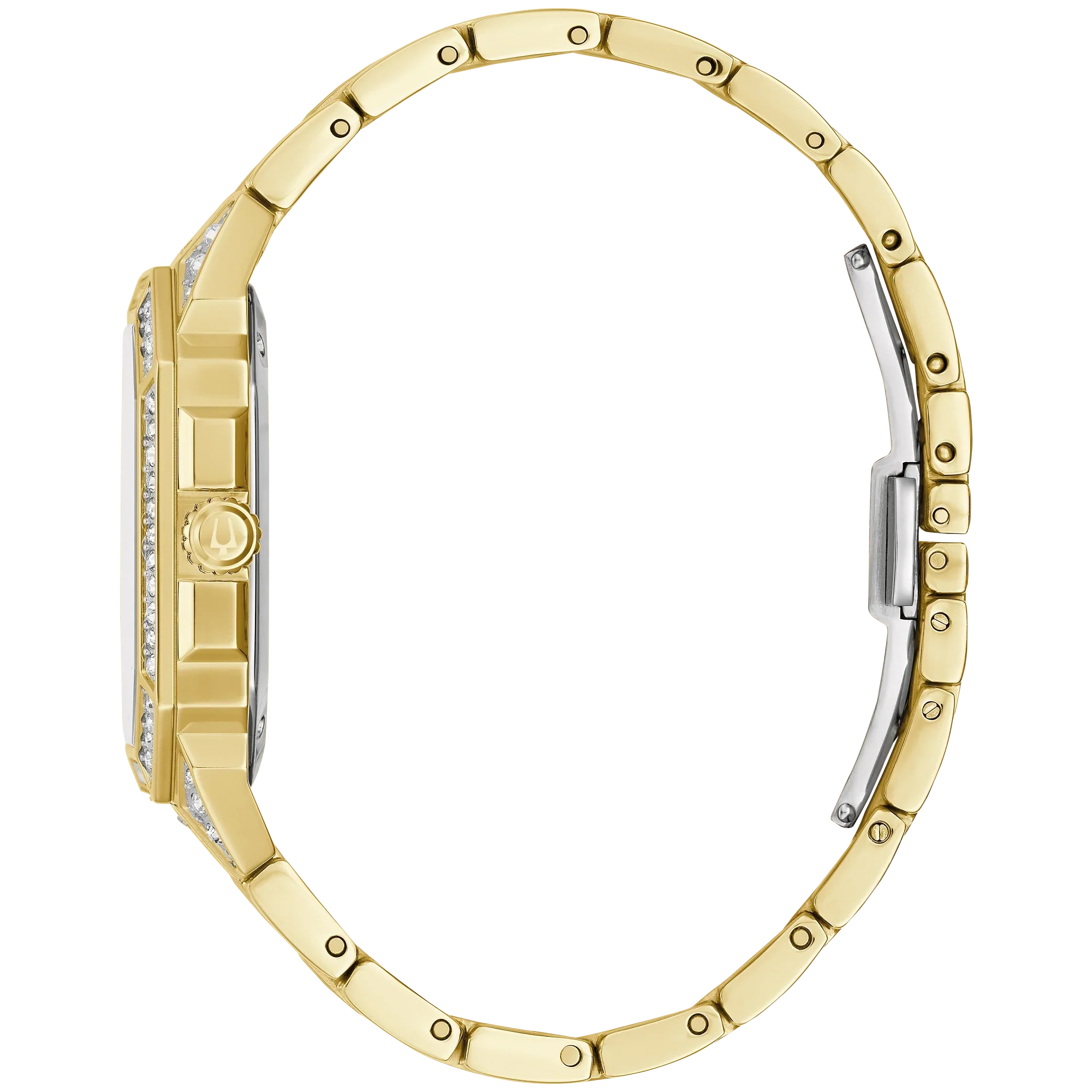 Reloj Bulova Octava Hombre Acero Dorado - Detalle de esfera