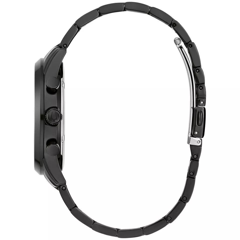 Reloj Bulova Classic Hombre Acero Negro Esfera - Detalle de esfera