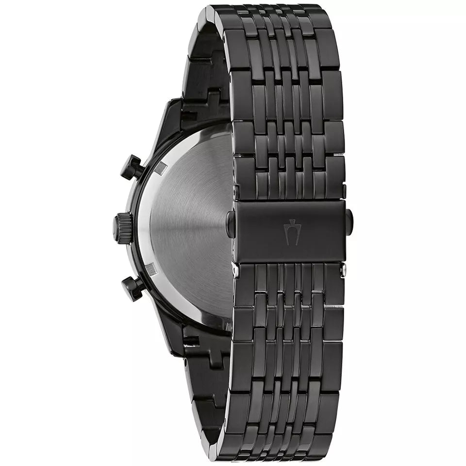 Reloj Bulova Classic Hombre Acero Negro Esfera - Vista lateral