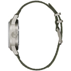 Reloj Bulova Hack Military Hombre Correa Tela - Detalle de esfera
