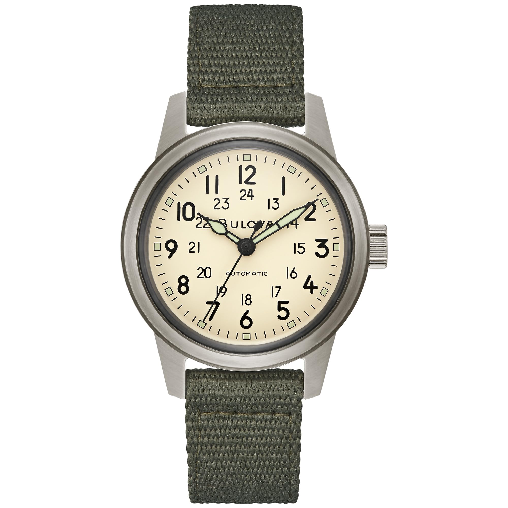 Reloj Bulova Hack Military Hombre Correa Tela - Reloj original en Guatemala