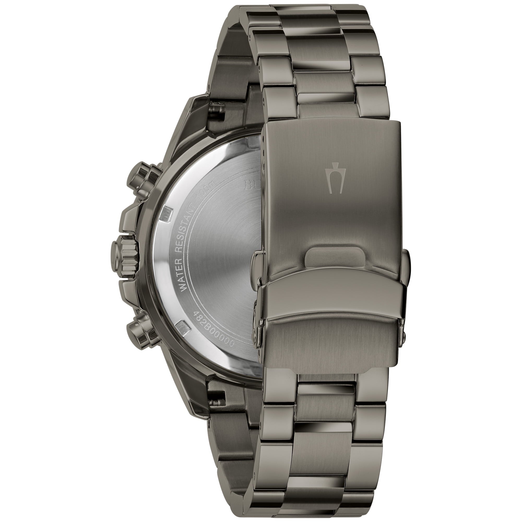 Reloj Bulova Sport Hombre Acero Gris Esfera Azul - Detalle de esfera