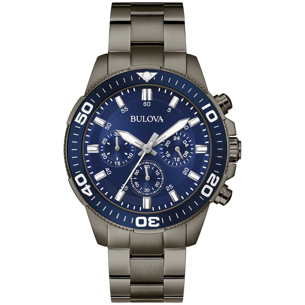 Reloj Bulova Sport Hombre Acero Gris Esfera Azul - Reloj original en Guatemala