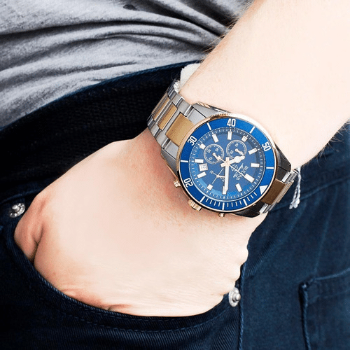 Bulova reloj de caballero pulsera de acero inoxidable - Detalle de esfera
