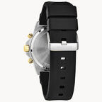Reloj Bulova Marine Star Hombre Caucho Tono Dorado - Detalle de esfera