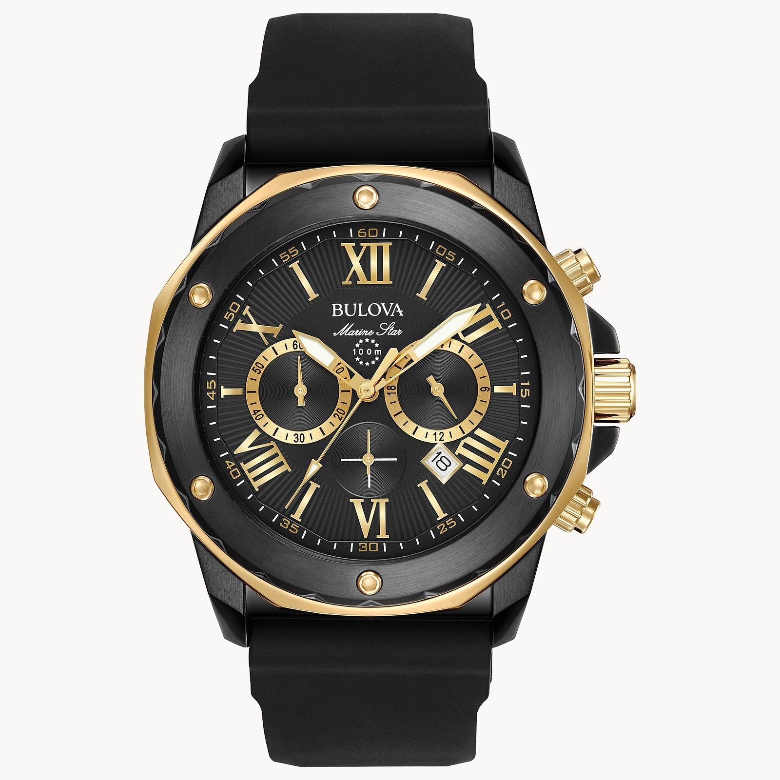 Reloj Bulova para caballero pulsera de caucho - Reloj original en Guatemala