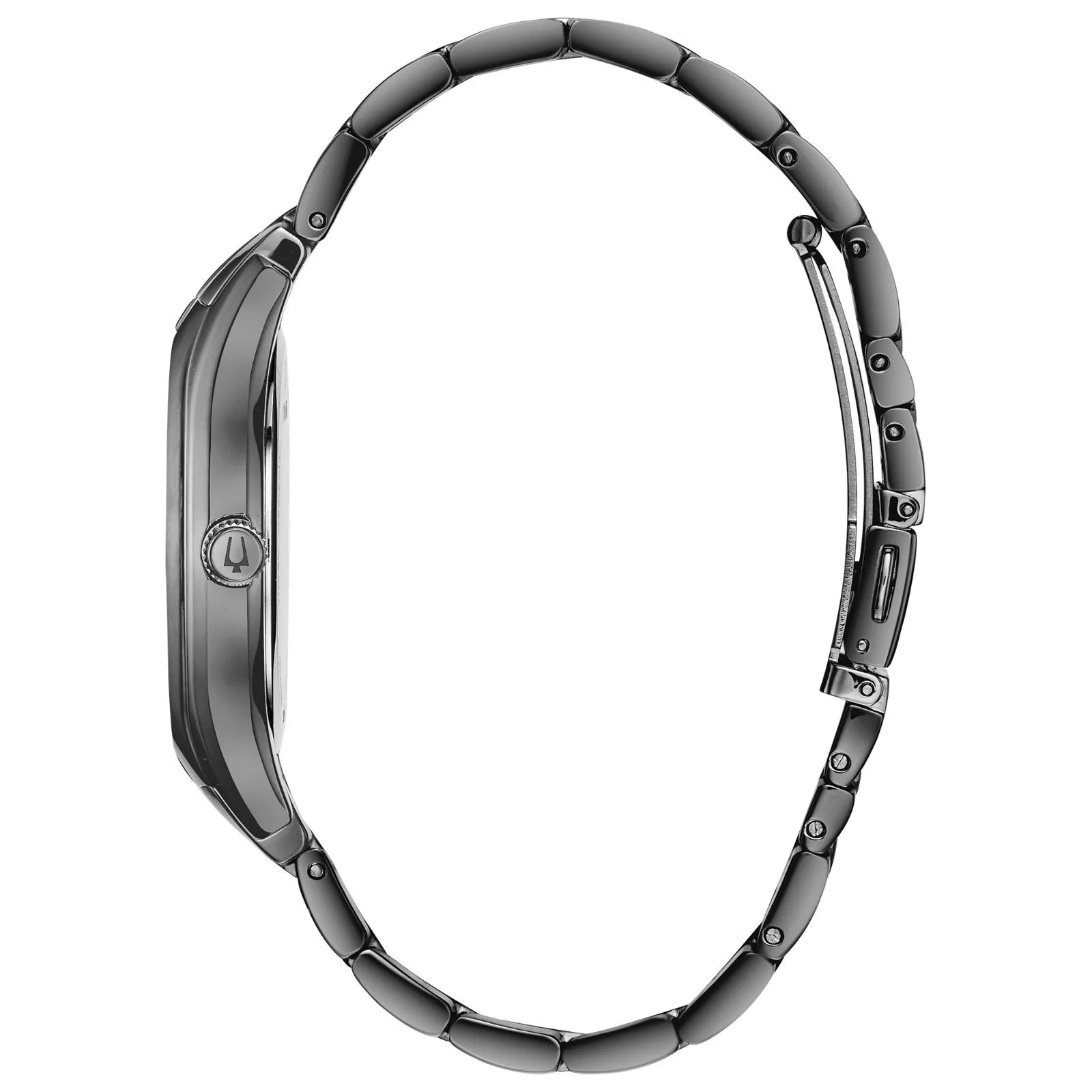 Reloj Bulova Marine Star Hombre Pulsera de Acero Gris Oscuro - Detalle de esfera