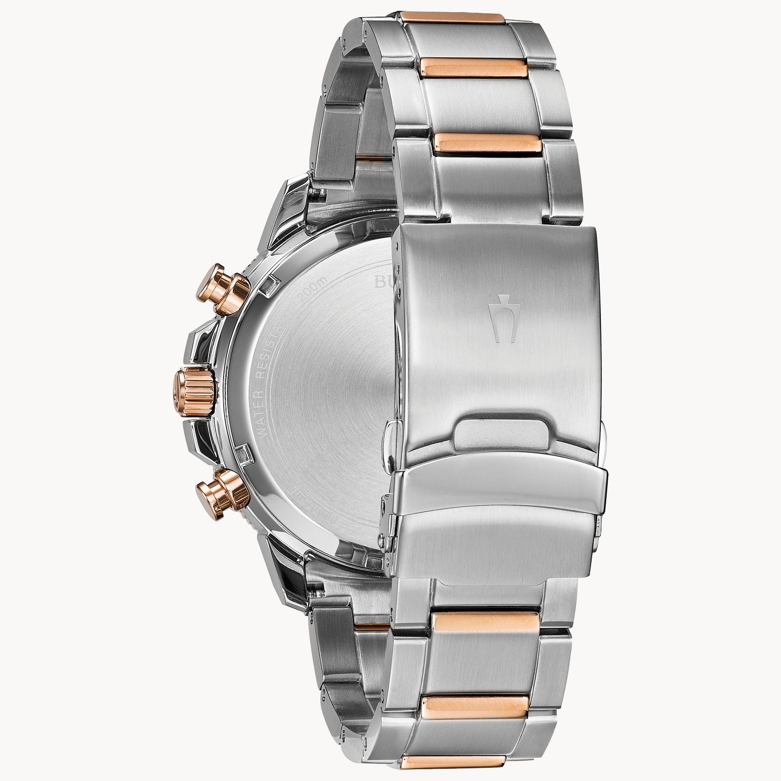 Reloj Bulova Marine Star Hombre Acero Bicolor Azul - Vista trasera
