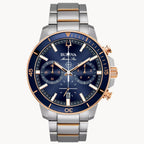 Reloj Bulova Marine Star Hombre Acero Bicolor Azul - Reloj original en Guatemala