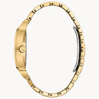 Reloj Bulova Crystal Hombre Metal Dorado - Vista lateral