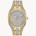 Reloj Bulova Crystal Hombre Metal Dorado - Reloj original en Guatemala