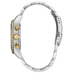 Reloj Bulova Marine Star Hombre Acero Bicolor Esfera Negra - Vista trasera