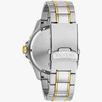 Reloj Bulova Marine Star Hombre Acero Bicolor Azul - Detalle de esfera