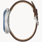 Reloj Bulova Parking Meter Hombre Correa Cuero - Vista lateral