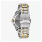 Reloj Bulova Hombre Acero Bicolor Esfera Negra - Vista lateral