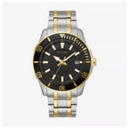 Reloj Bulova Hombre Acero Bicolor Esfera Negra - Reloj original en Guatemala