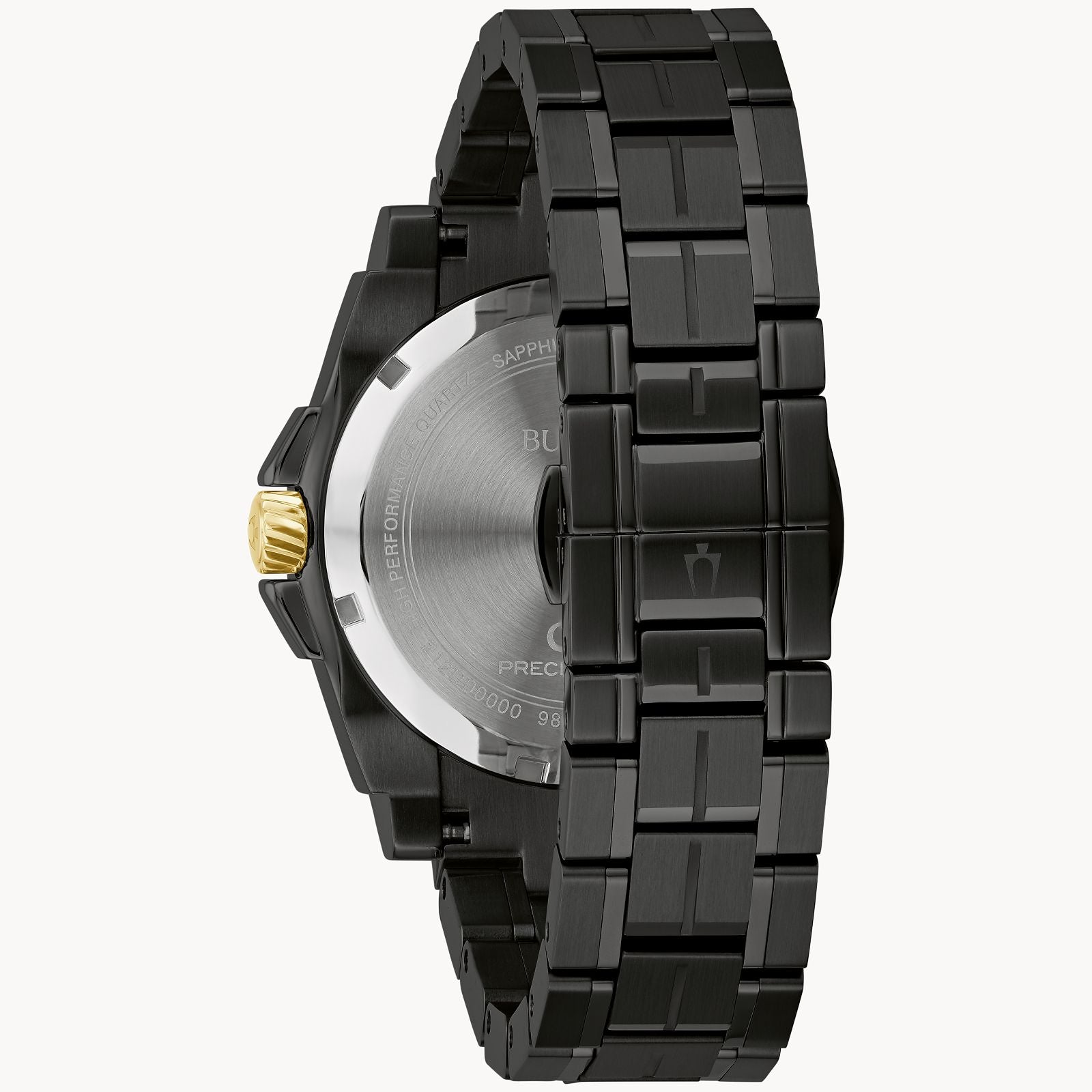 Reloj Bulova Precisionist Hombre Acero Negro - Detalle de esfera