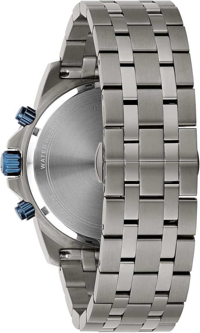 98B411 Reloj Bulova Marine de hombre banda de metal - Acero Inoxidable Plateado