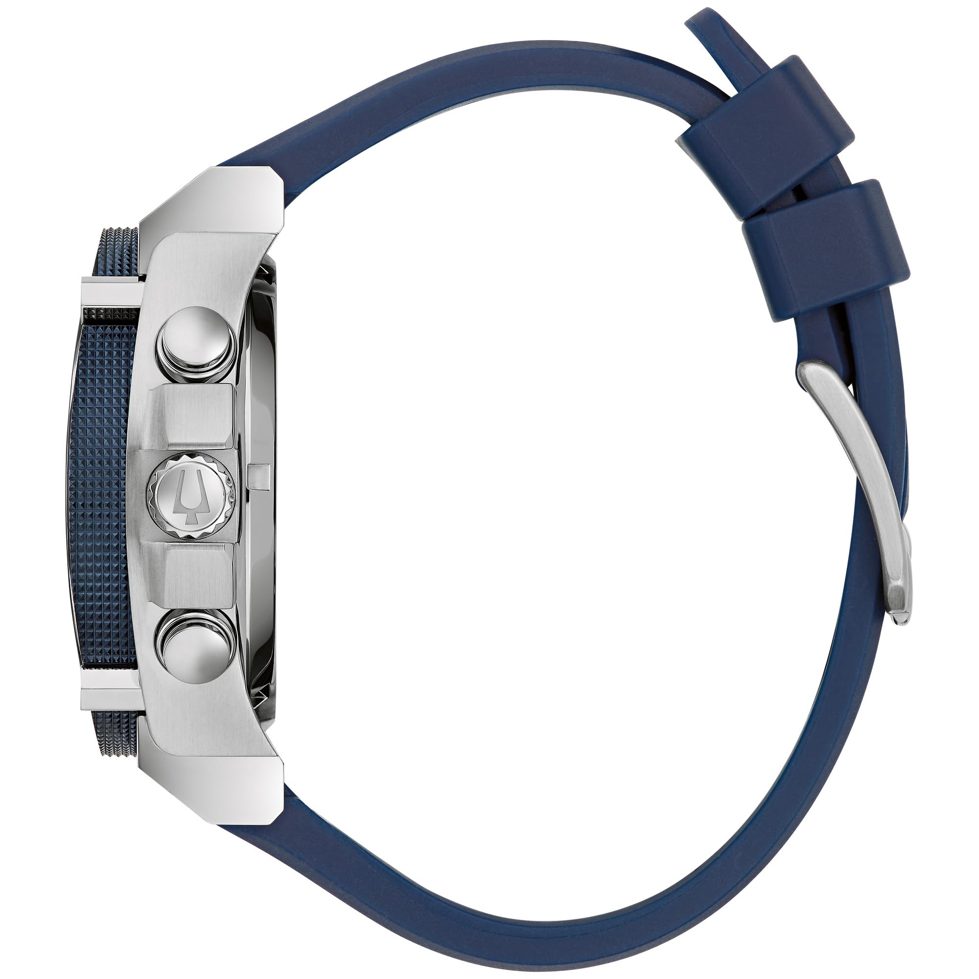 Reloj Bulova Precisionist Hombre Correa Caucho - Vista trasera