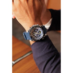 Reloj Bulova Precisionist Hombre Correa Caucho - Detalle de esfera