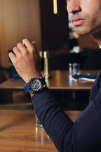 Reloj Bulova Precisionist Hombre Correa Caucho - Vista lateral