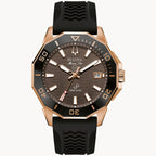 Reloj Bulova Marine Star Hombre Caucho Oro Rosa - Reloj original en Guatemala