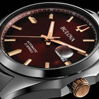 Reloj Bulova Surveyor de caballero pulsera de metal 39 mm - Detalle de esfera