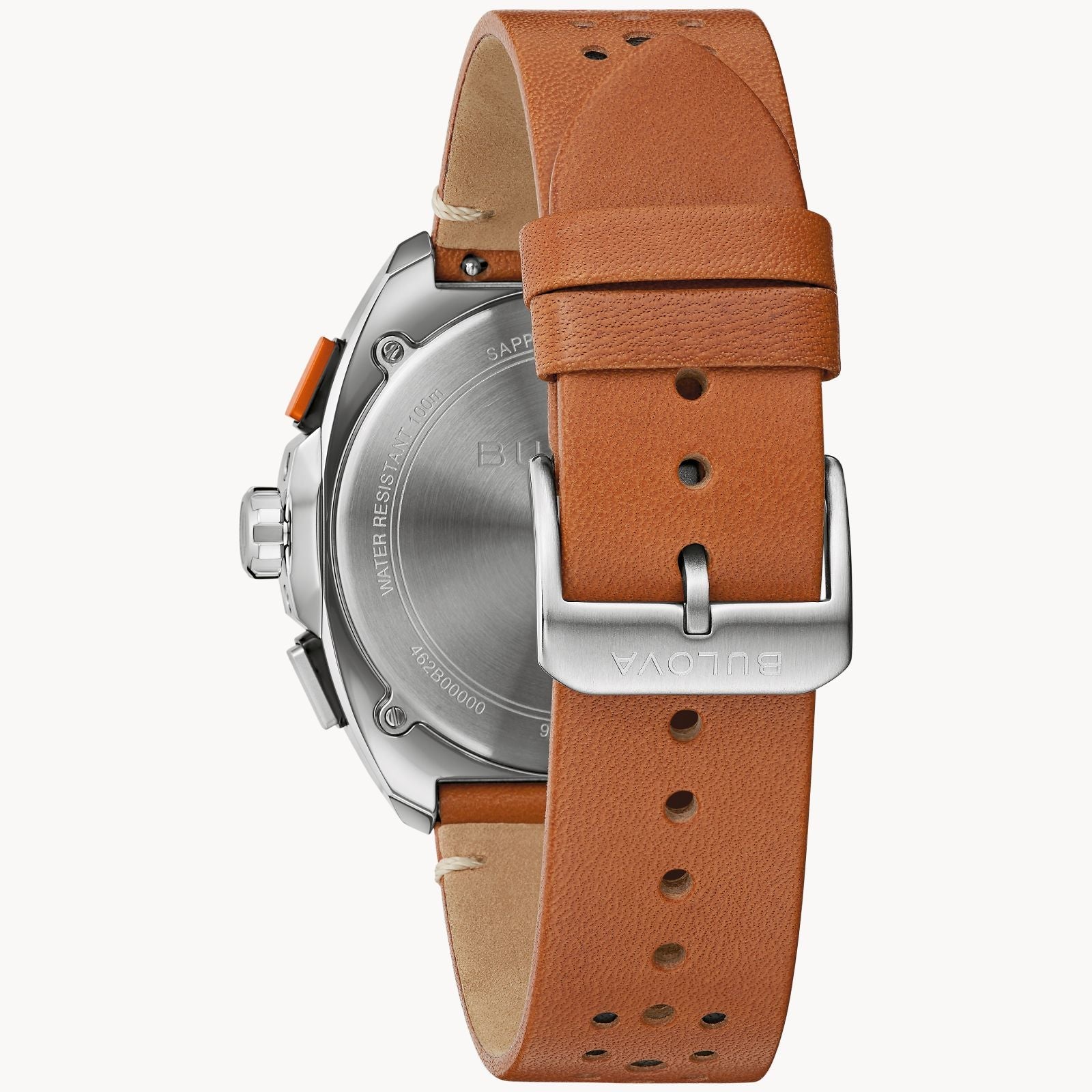 Reloj Bulova Racer de hombre pulsera de piel 42 mm - Detalle de esfera
