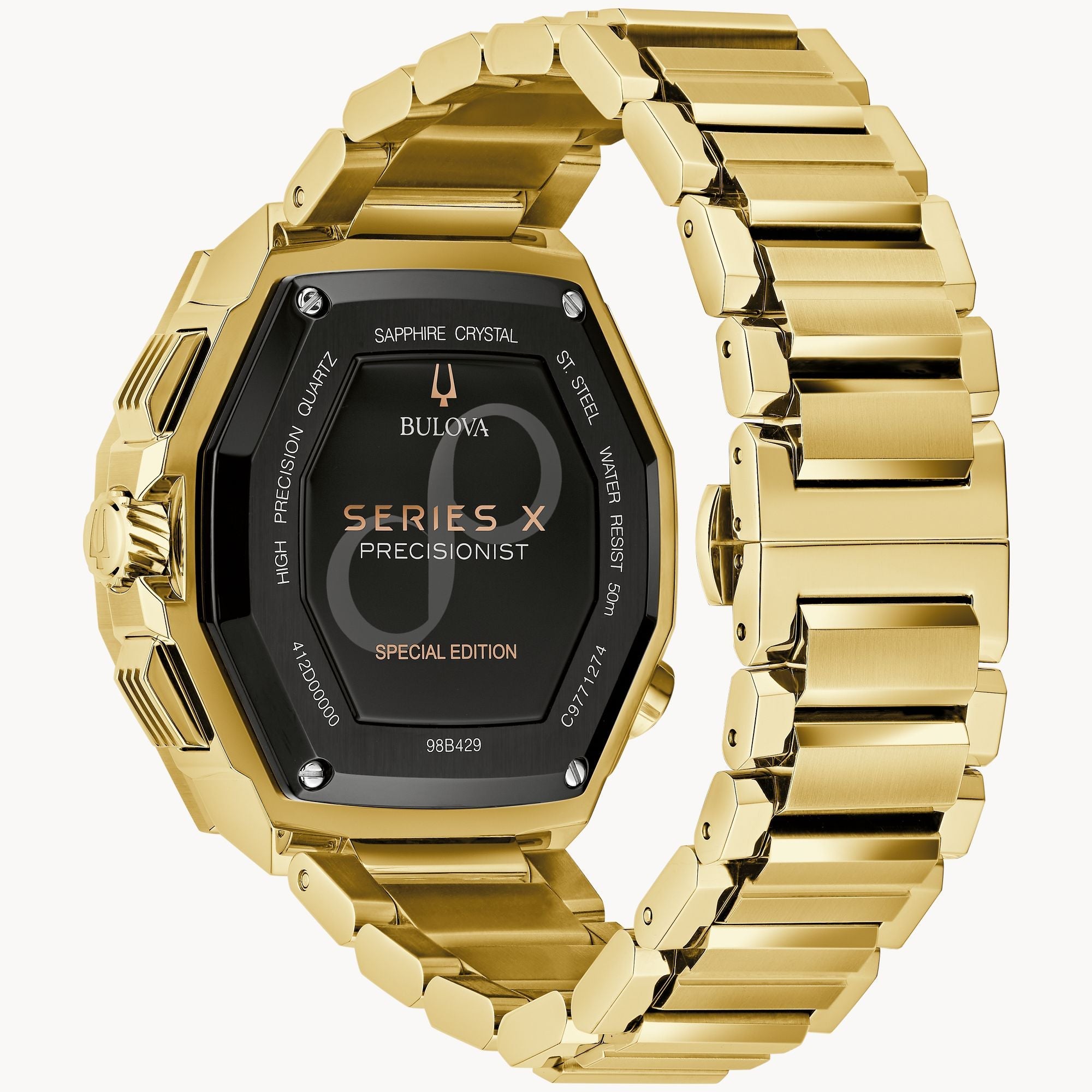 98B429 Reloj Bulova Precisionist X Series SE de hombre correa de metal