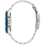 Reloj Bulova Marine Star Hombre Correa Acero Azul - Detalle de esfera