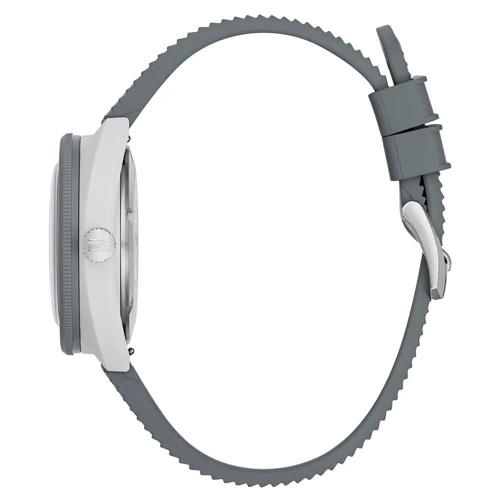 98B449 Reloj Bulova Snorkel de caballero pulsera de caucho 41 mm - Resina Gris