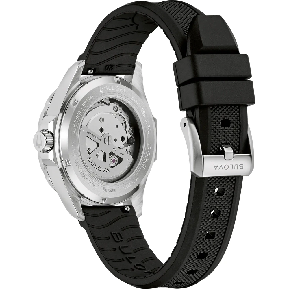 98B465 Reloj Bulova Marine Star banda de caucho
