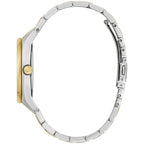 98C147 Bulova Surveyor de caballero pulsera de acero inoxidable - Acero Inoxidable Bicolor