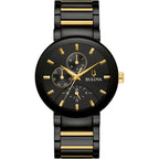 Reloj Bulova Futuro Hombre Acero Negro y Dorado - Reloj original en Guatemala