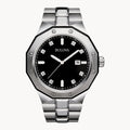 Reloj Bulova Classic Diamond Hombre Brazalete Acero Negro - Reloj original en Guatemala