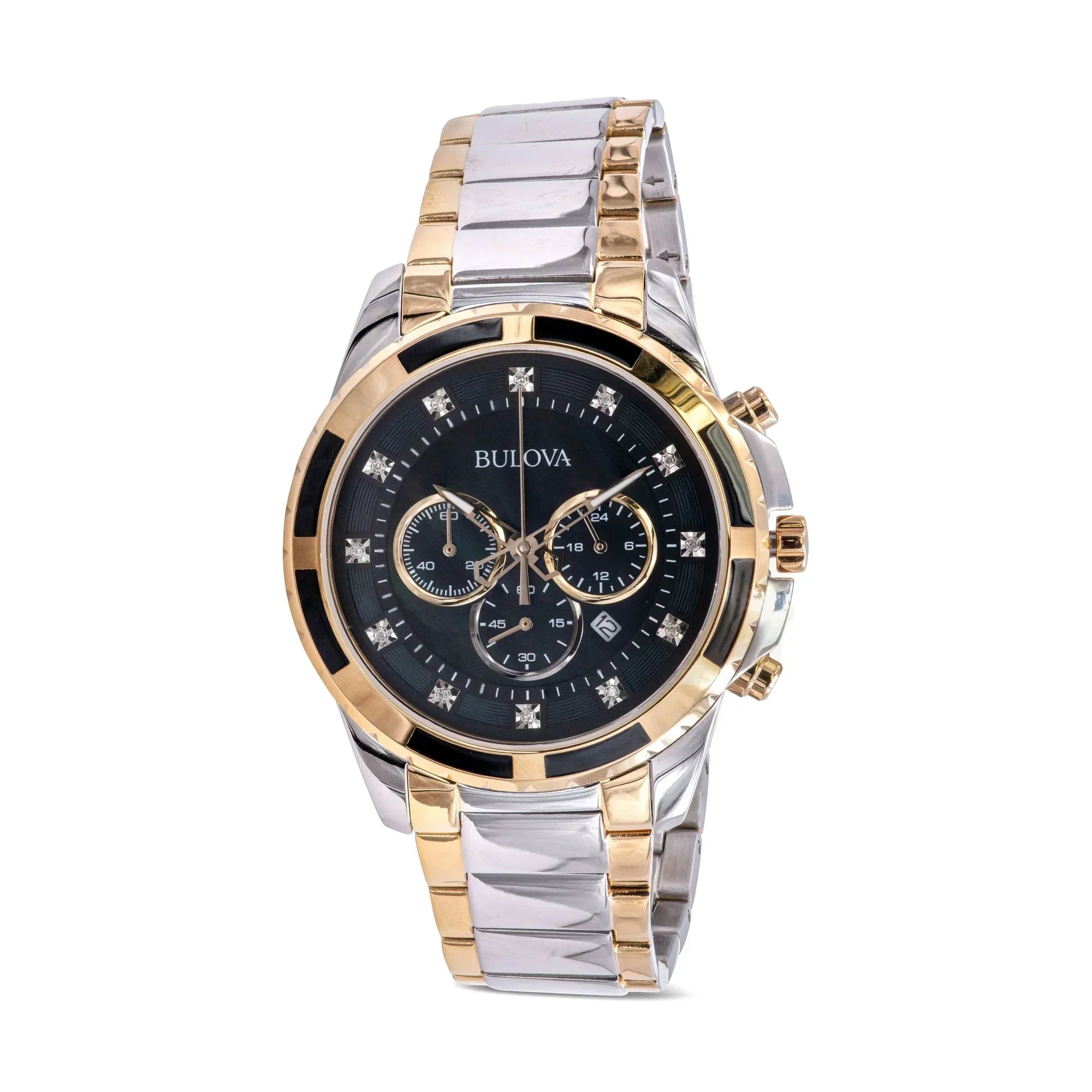 98D132 Reloj Bulova de hombre banda de metal 44 mm