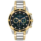 98D132 Reloj Bulova de hombre banda de metal 44 mm