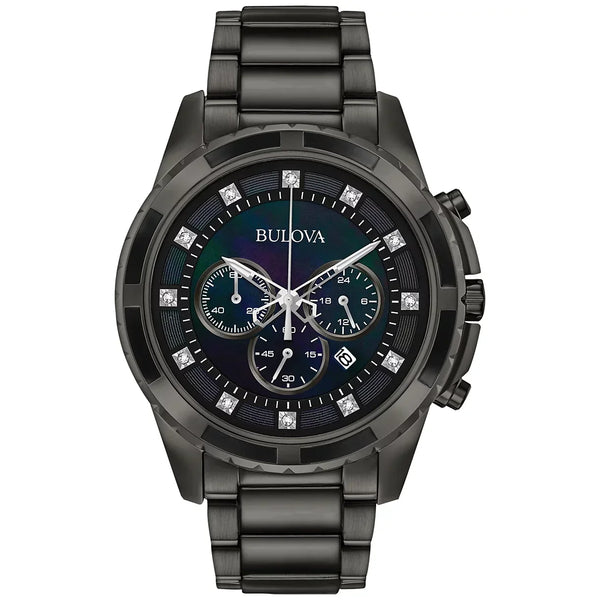Reloj Bulova Diamond Accent de hombre pulsera de metal 44 mm - Reloj original en Guatemala