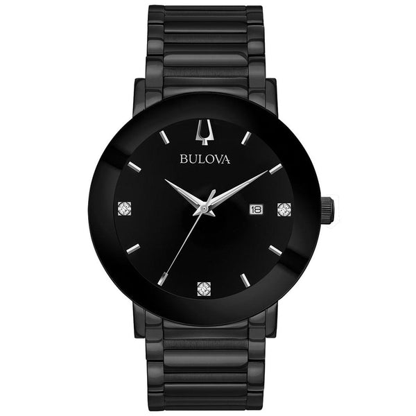 Reloj Bulova Modern Diamond Hombre Acero Negro - Reloj original en Guatemala