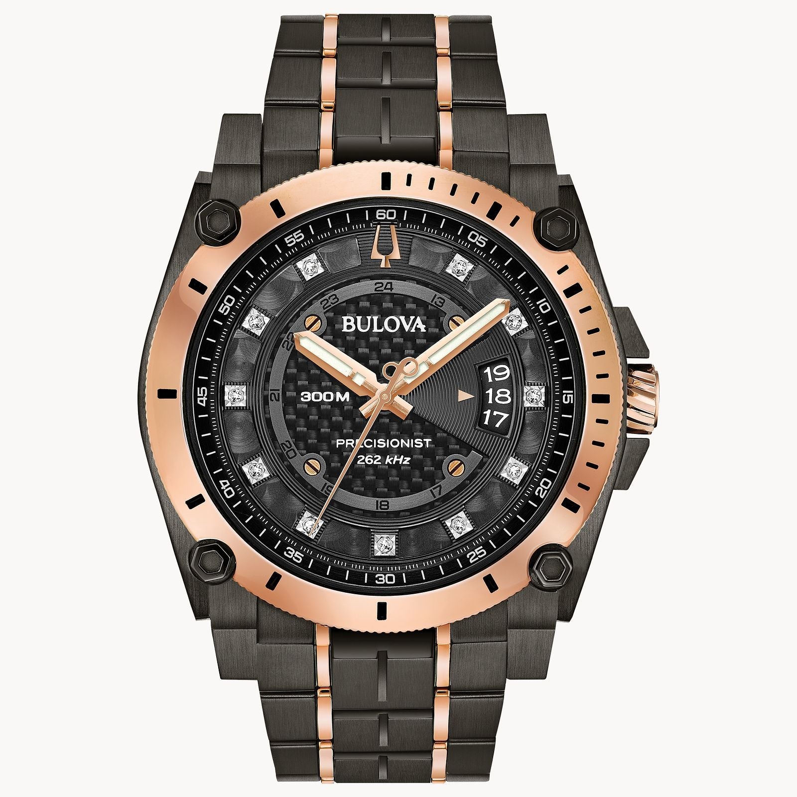 Reloj Bulova Icon de caballero pulsera de metal 46 mm - Reloj original en Guatemala