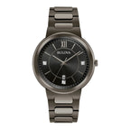 98D162 Reloj Bulova Diamond de hombre pulsera de metal 41 mm - Acero Inoxidable Negro