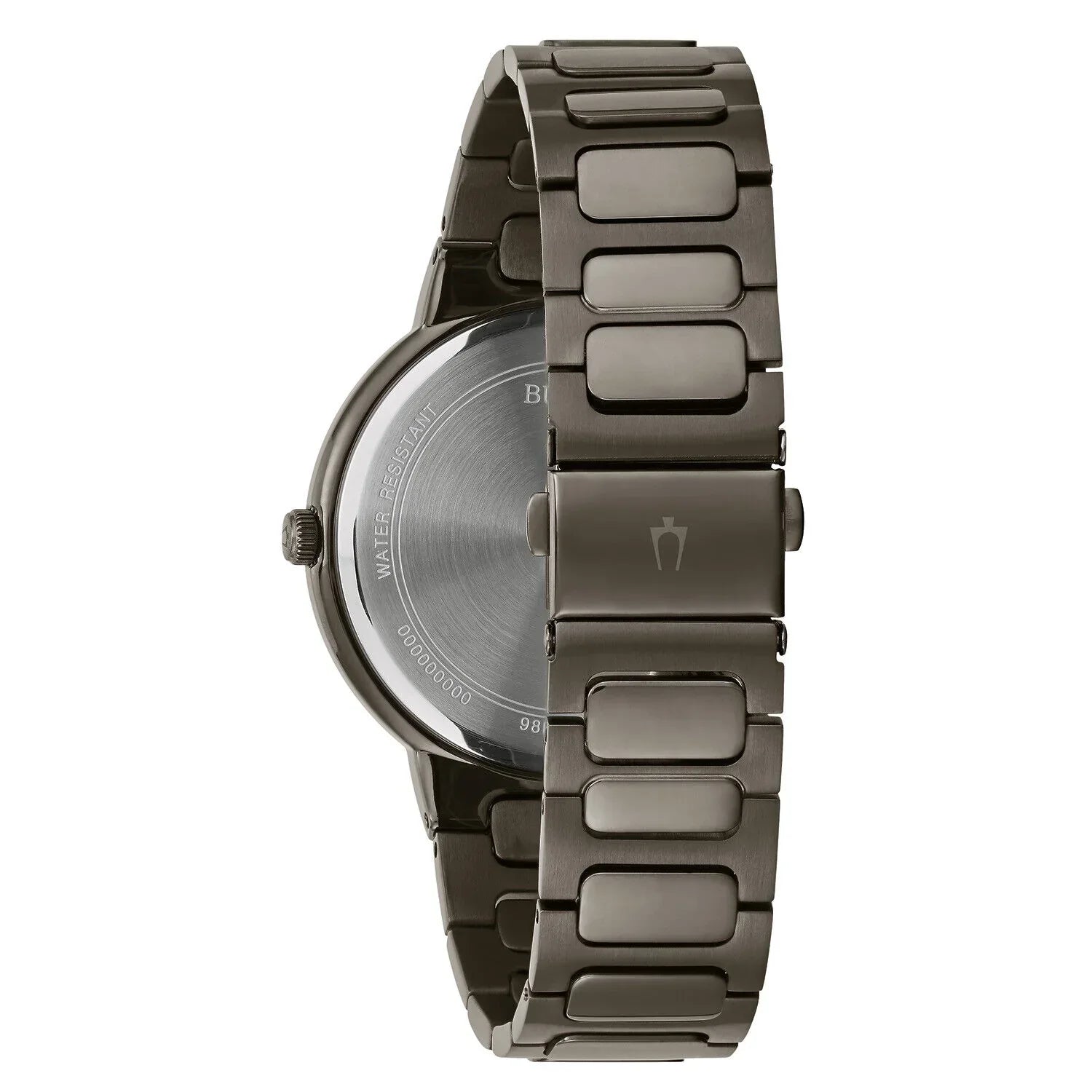 98D162 Reloj Bulova Diamond de hombre pulsera de metal 41 mm - Acero Inoxidable Negro