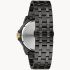 Reloj Bulova Marine Star Hombre Acero Negro y Dorado - Vista lateral