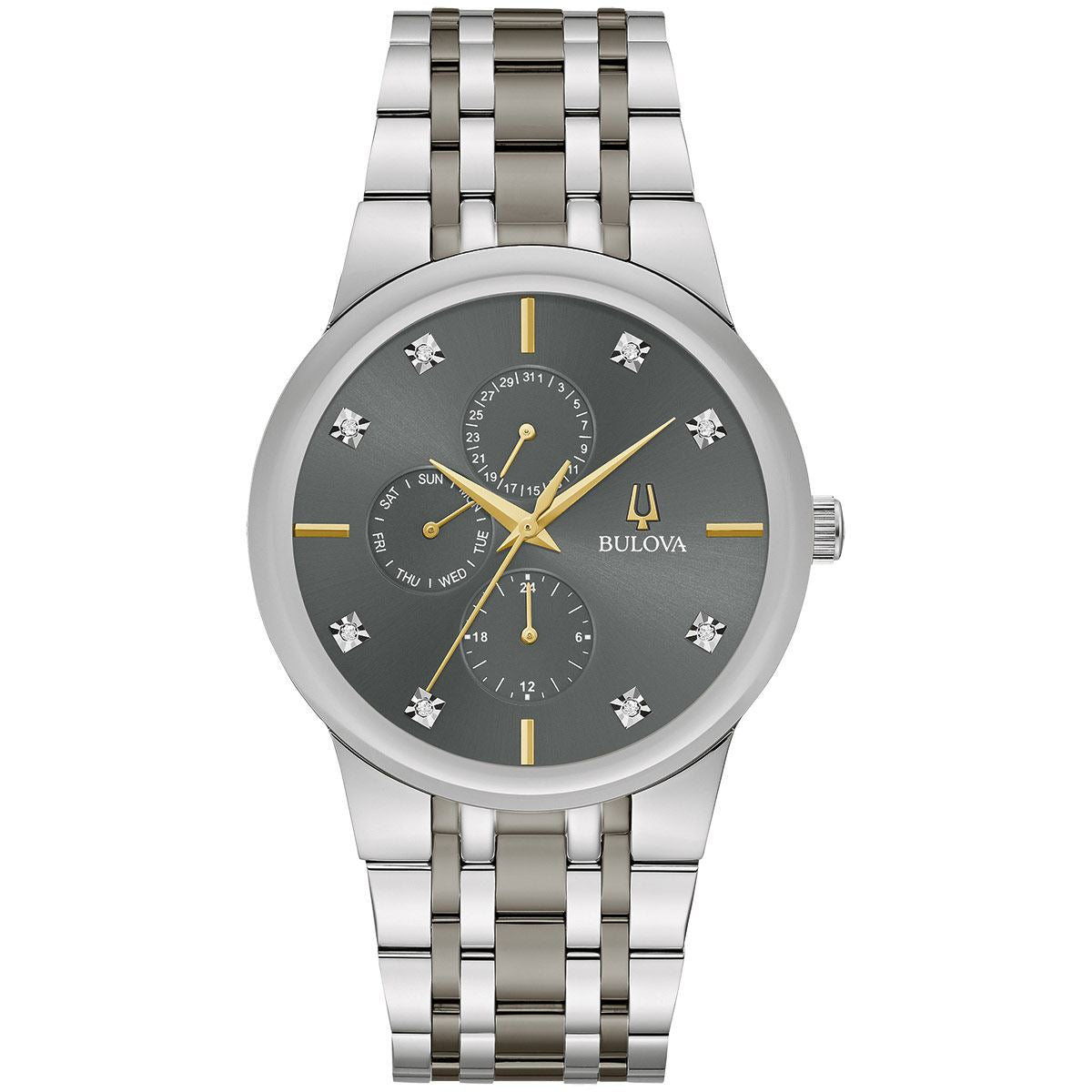 Bulova Modern reloj de hombre correa de acero inoxidable - Reloj original en Guatemala
