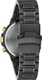 Reloj Bulova Diamond de hombre pulsera de metal - Vista lateral