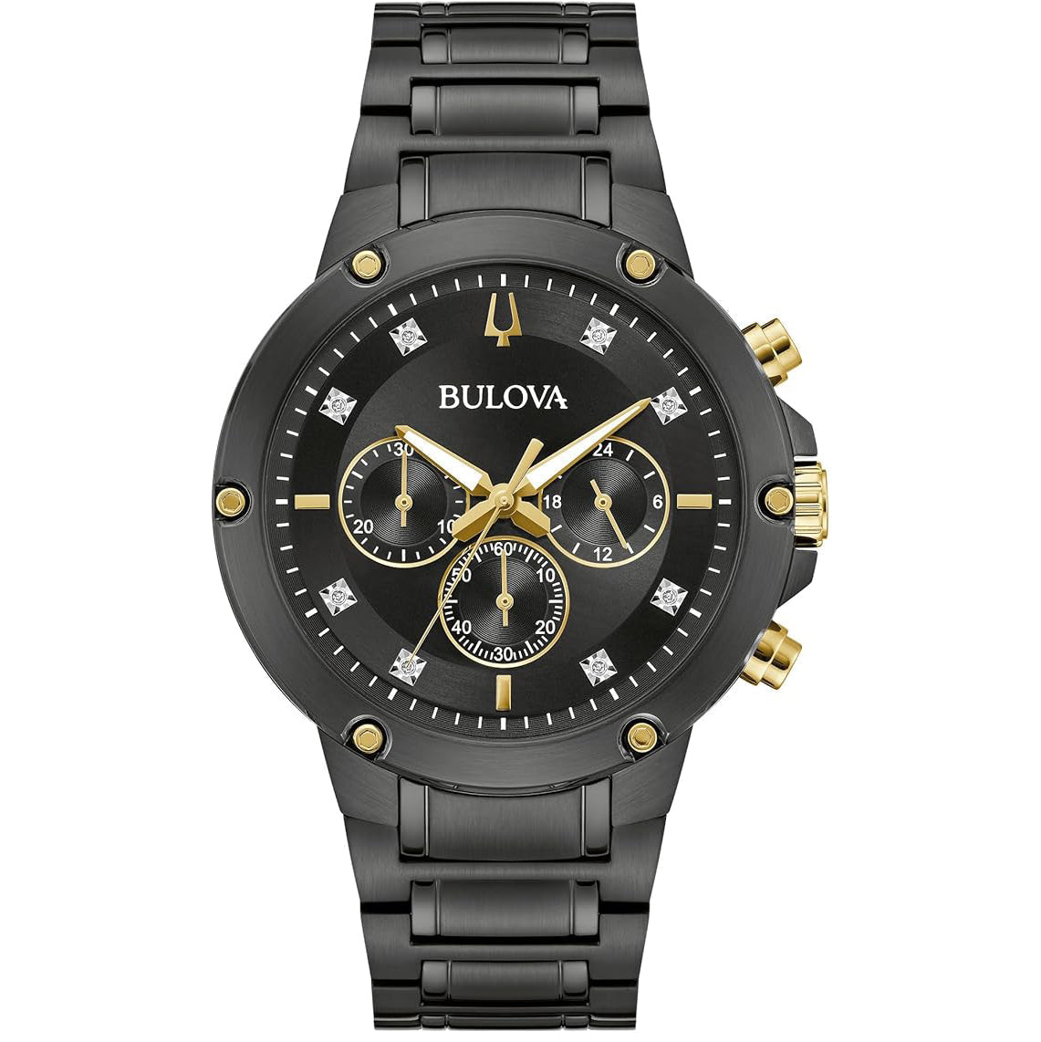 Reloj Bulova Diamond de hombre pulsera de metal - Reloj original en Guatemala