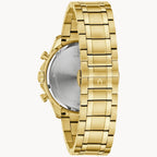 Reloj Bulova Classic Hombre Acero Dorado con Diamantes - Vista lateral