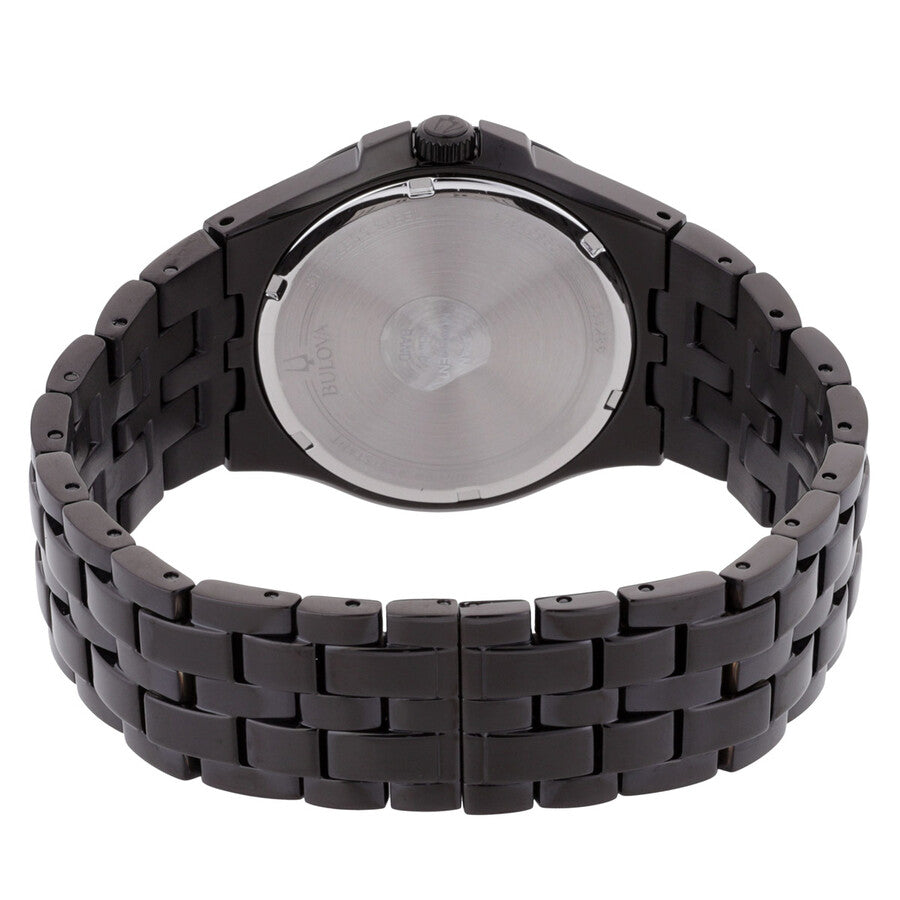 98K101 Reloj Bulova Crystal de hombre correa de metal